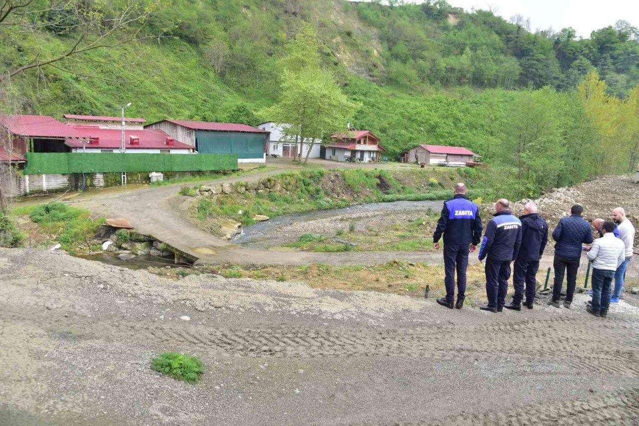 Giresun’da dere yatakları denetim altında