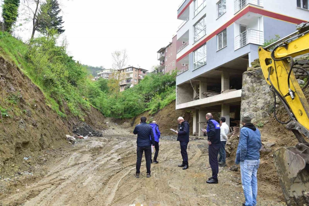 Giresun’da dere yatakları denetim altında