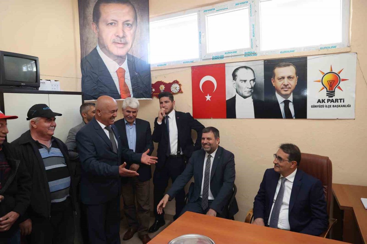 Doğalgaza kavuşan Günyüzü’nde törenle meşale yakıldı