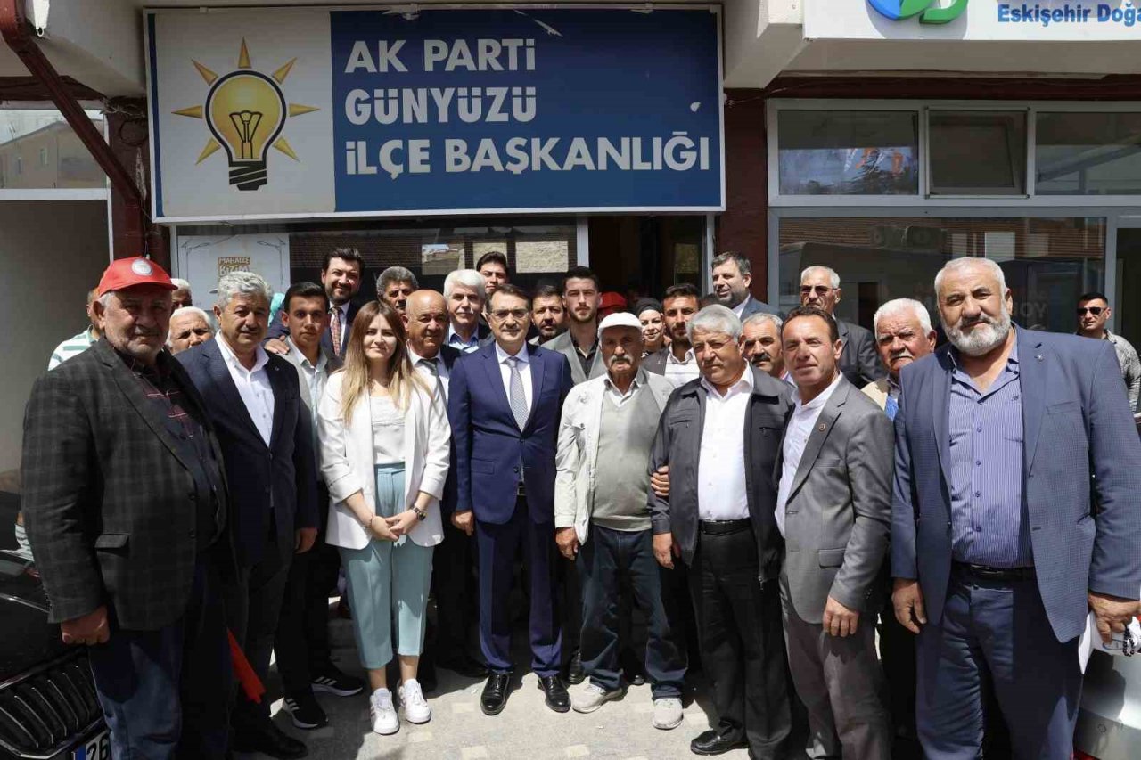 Doğalgaza kavuşan Günyüzü’nde törenle meşale yakıldı
