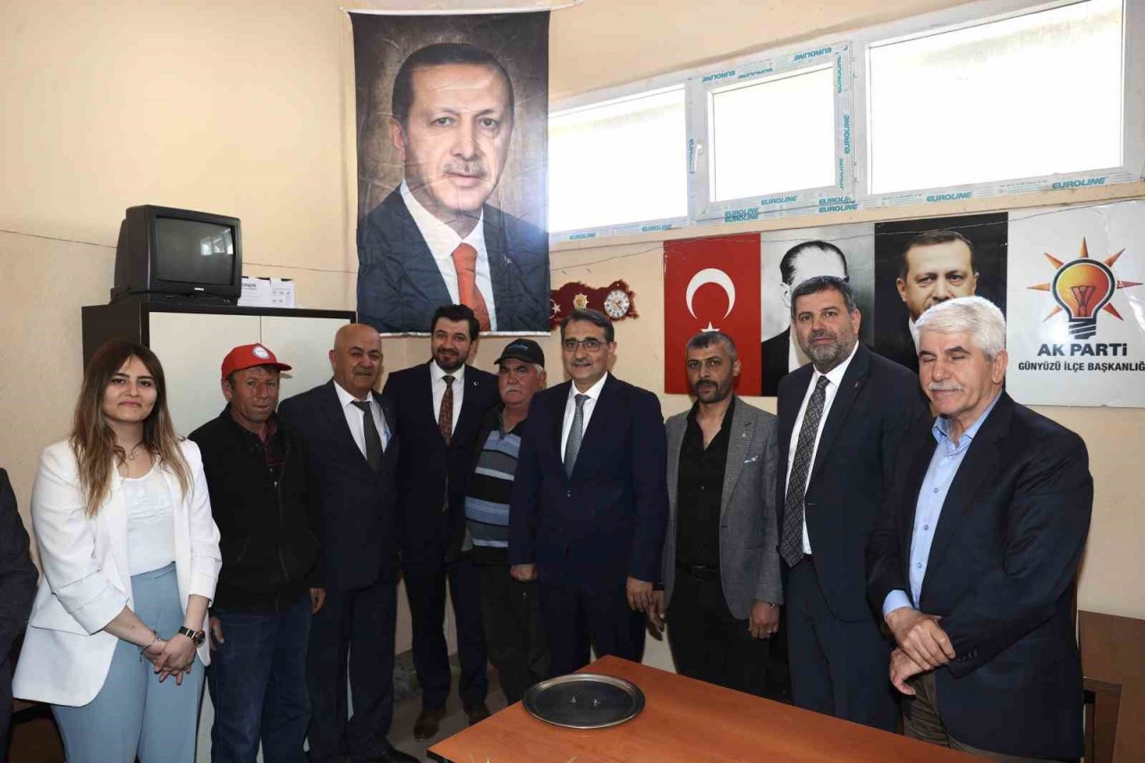 Doğalgaza kavuşan Günyüzü’nde törenle meşale yakıldı