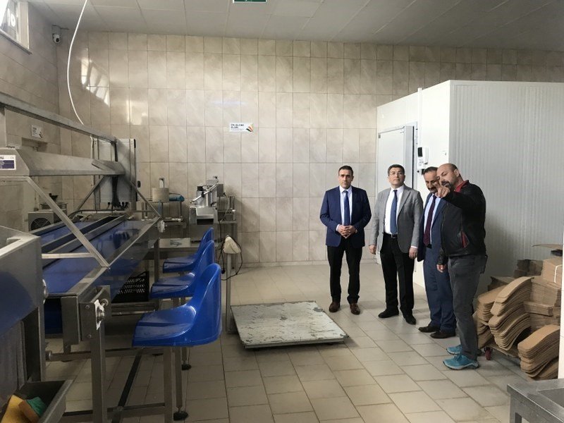 Kaymakam Memiş, başarılı girişimciyi tebrik etti