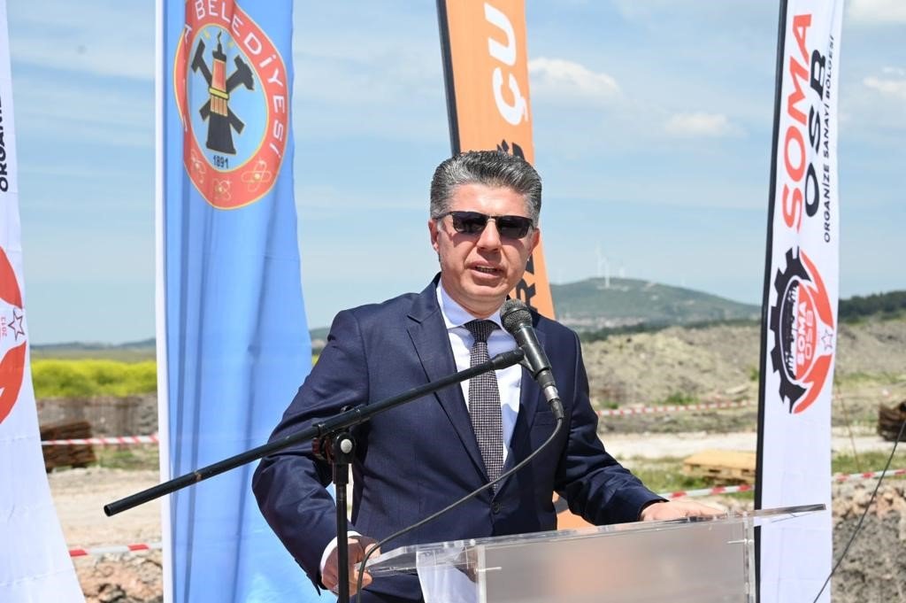 Soma Organize Sanayi Bölgesi’nde ilk fabrikanın temeli atıldı