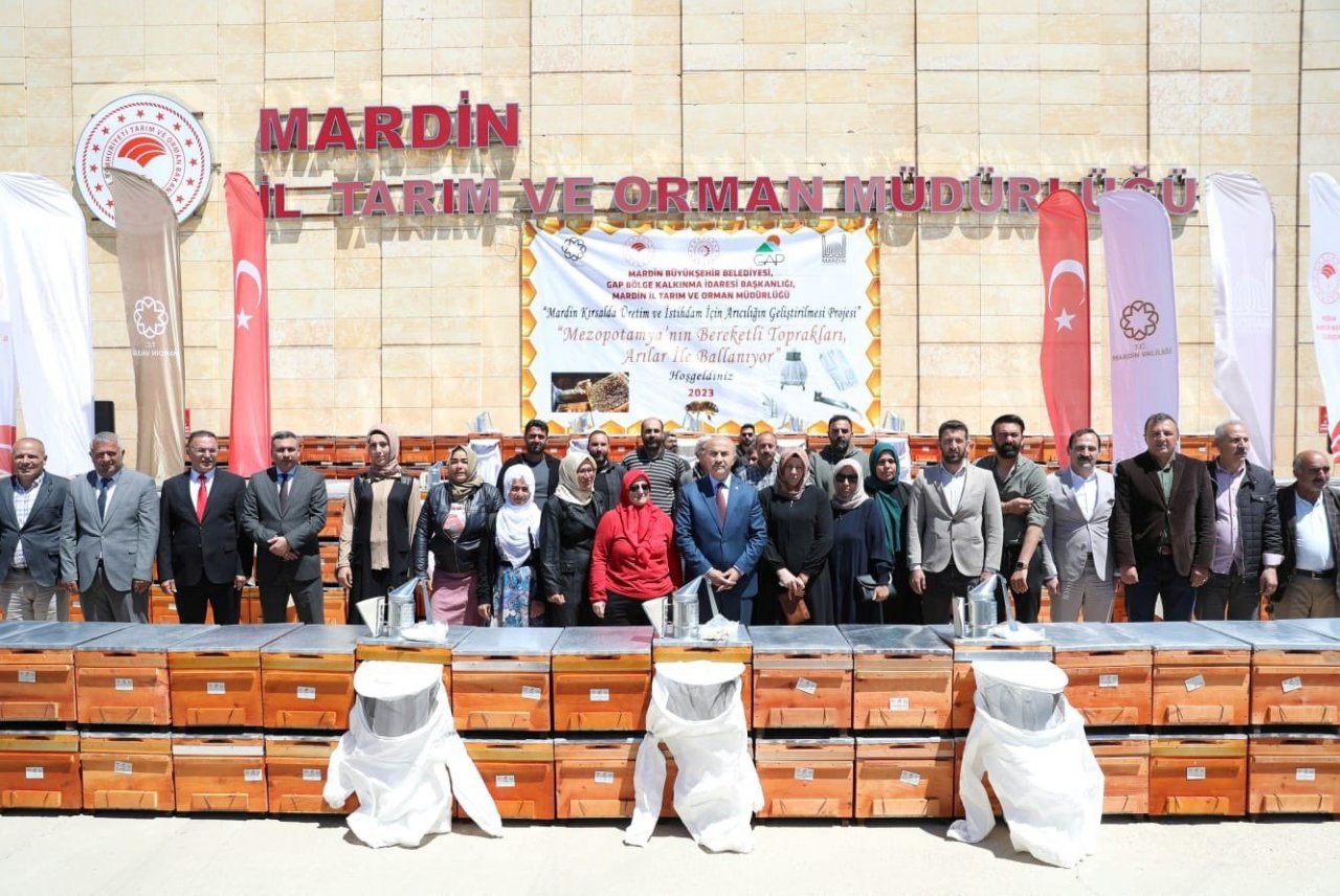Mardin’de bal üreticilerine verilen destek yüzleri güldürdü