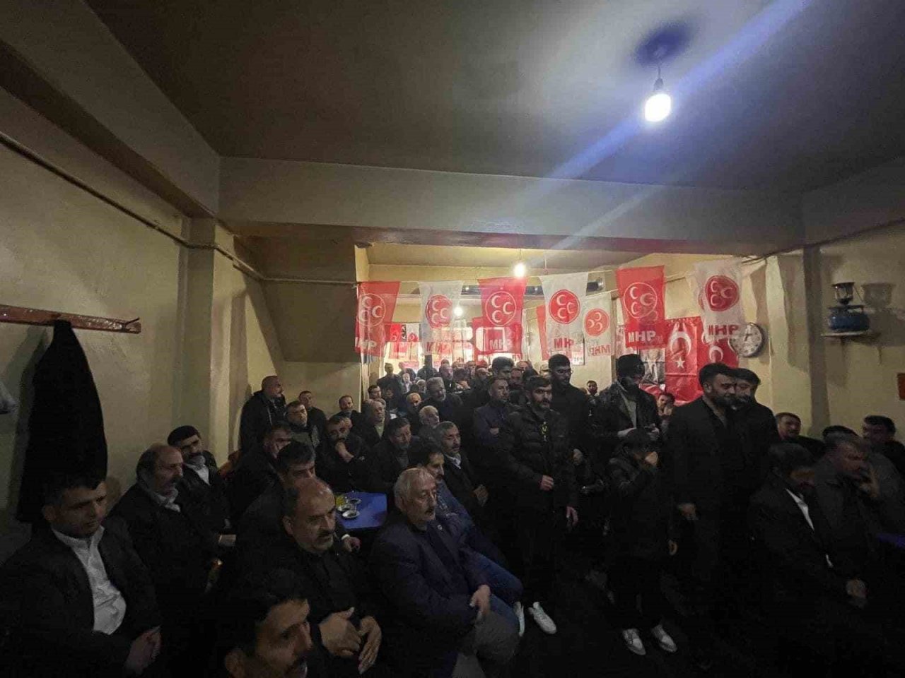 MHP Aşkale Seçim Koordinasyon Merkezi’nde coşkulu açılış