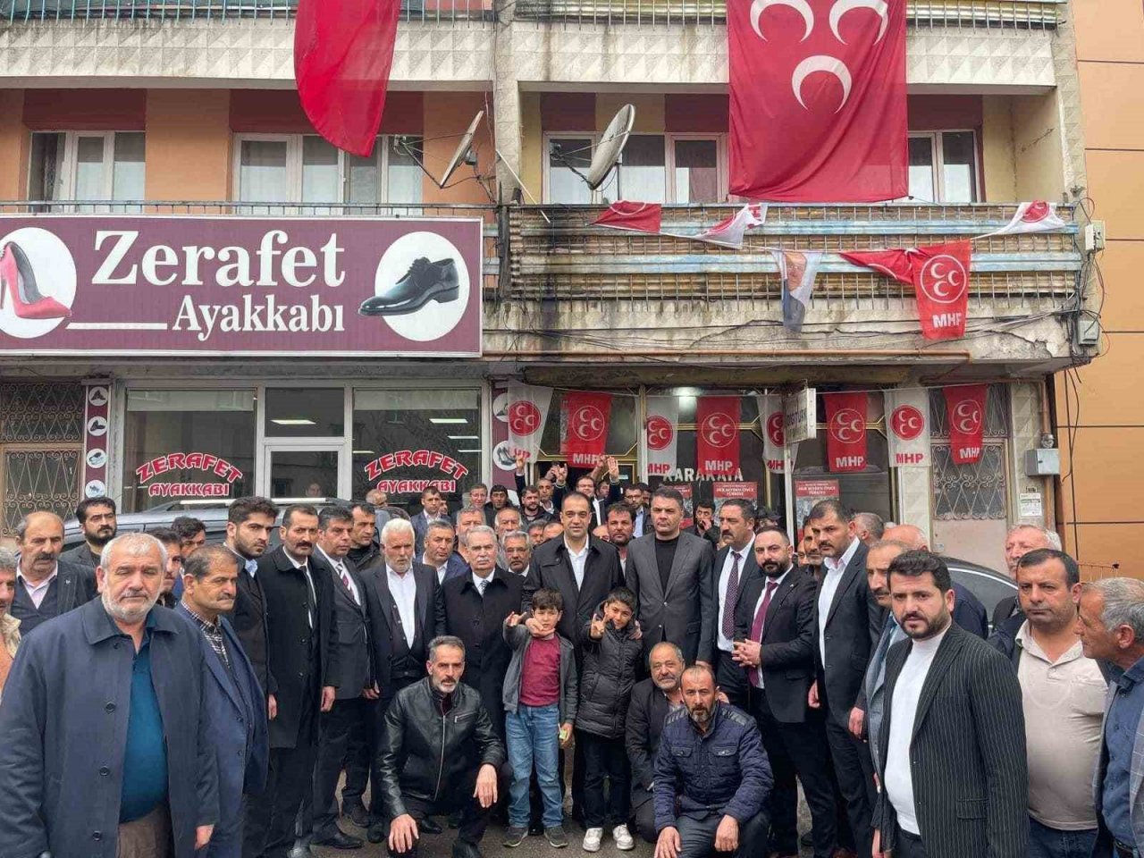 MHP Aşkale Seçim Koordinasyon Merkezi’nde coşkulu açılış