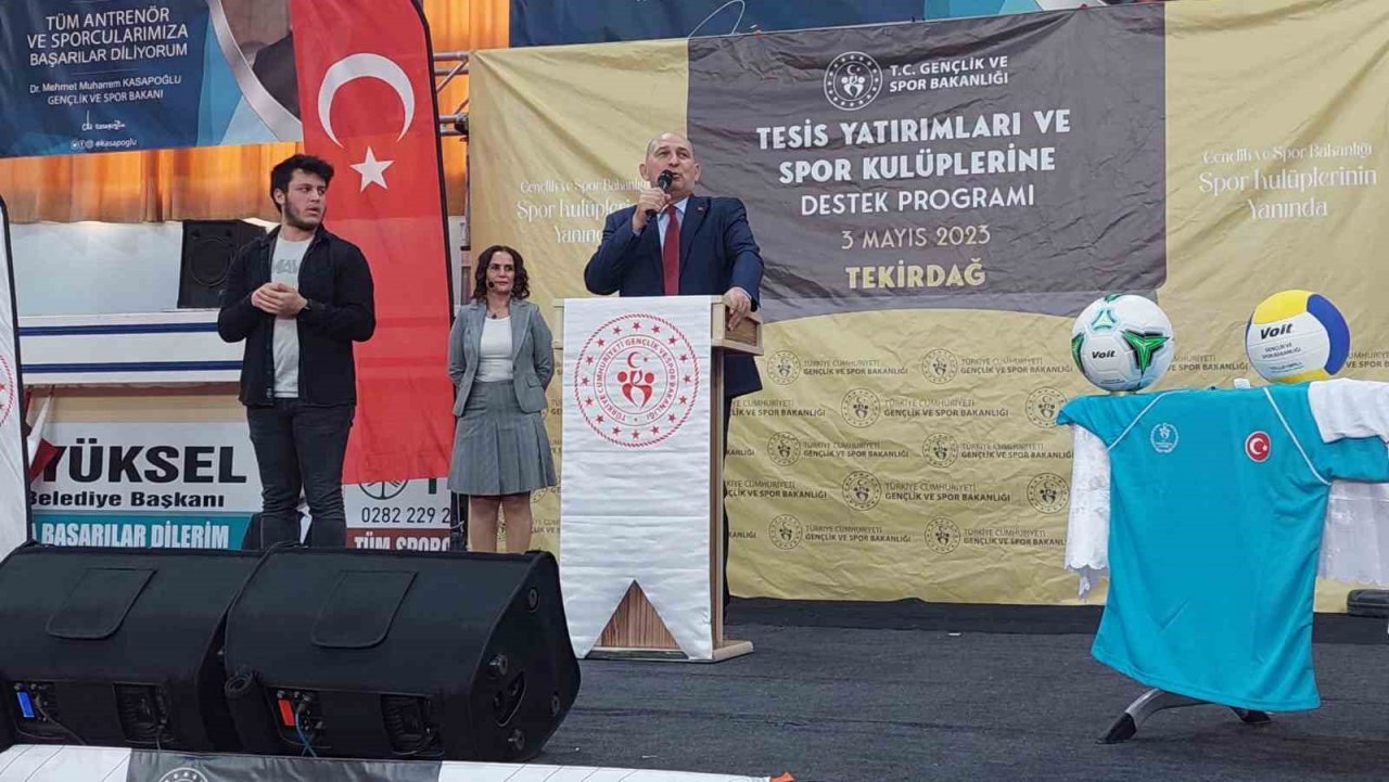 Tekirdağ’da 174 spor kulübüne 4 Milyon 215 bin TL nakdi yardım