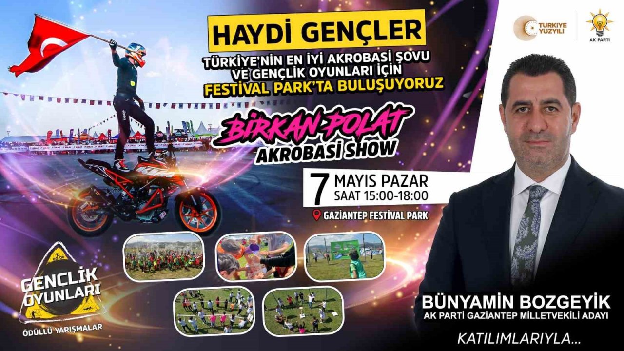 Gençlik Oyunları, Festival Park’ta yapılacak