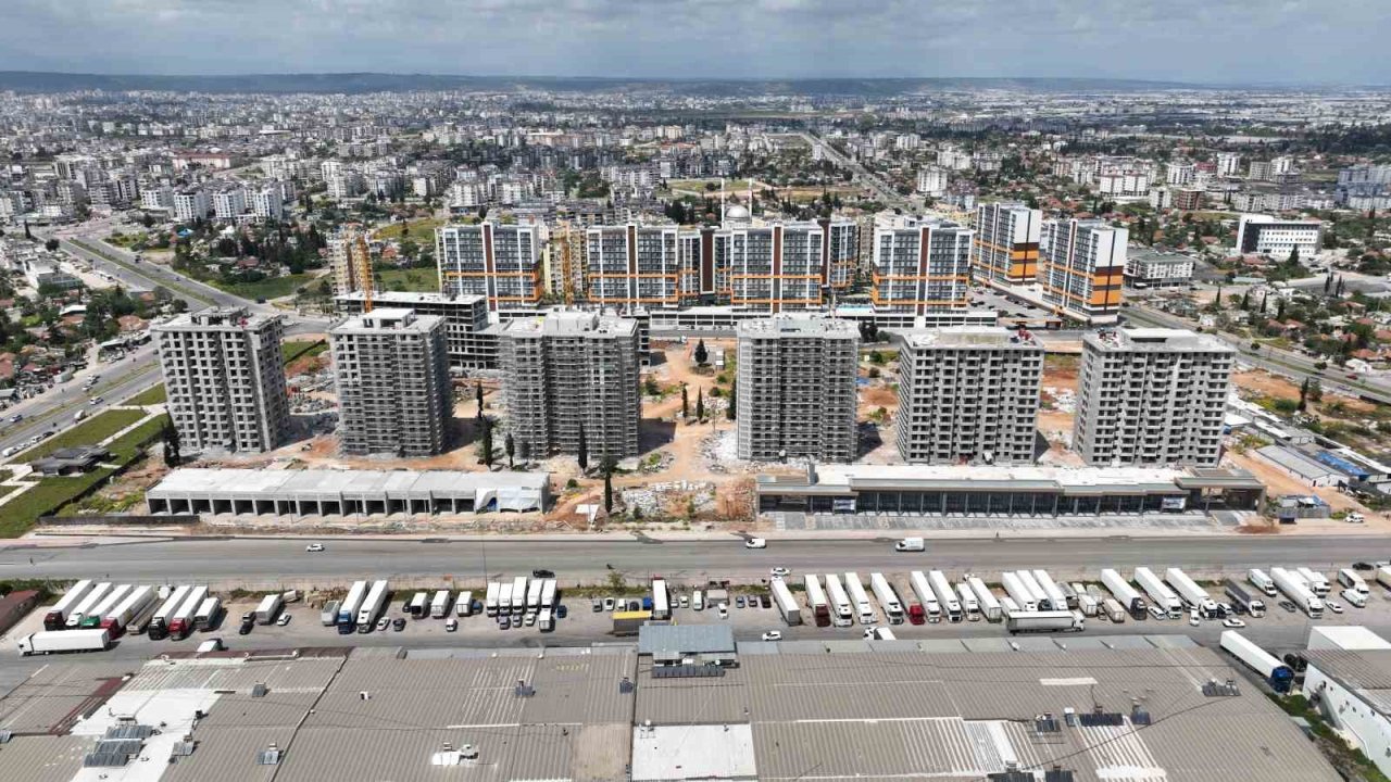 Güneş Mahallesi Kentsel Dönüşüm Projesi’nde kaba inşaat tamamlandı