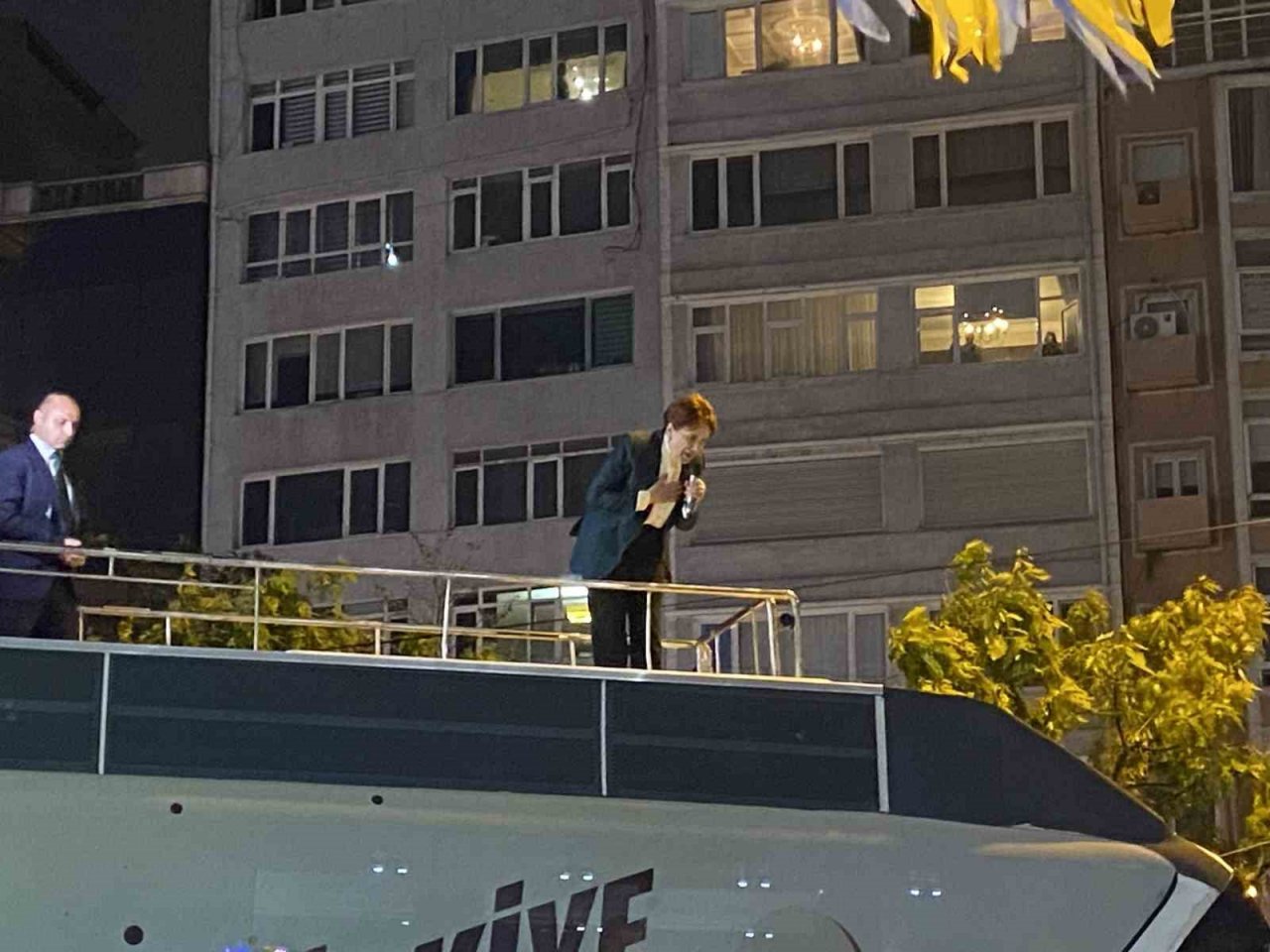 İYİ Parti Genel Başkanı Akşener, Şişli’de Seçim Koordinasyon Merkezi açılışına katıldı