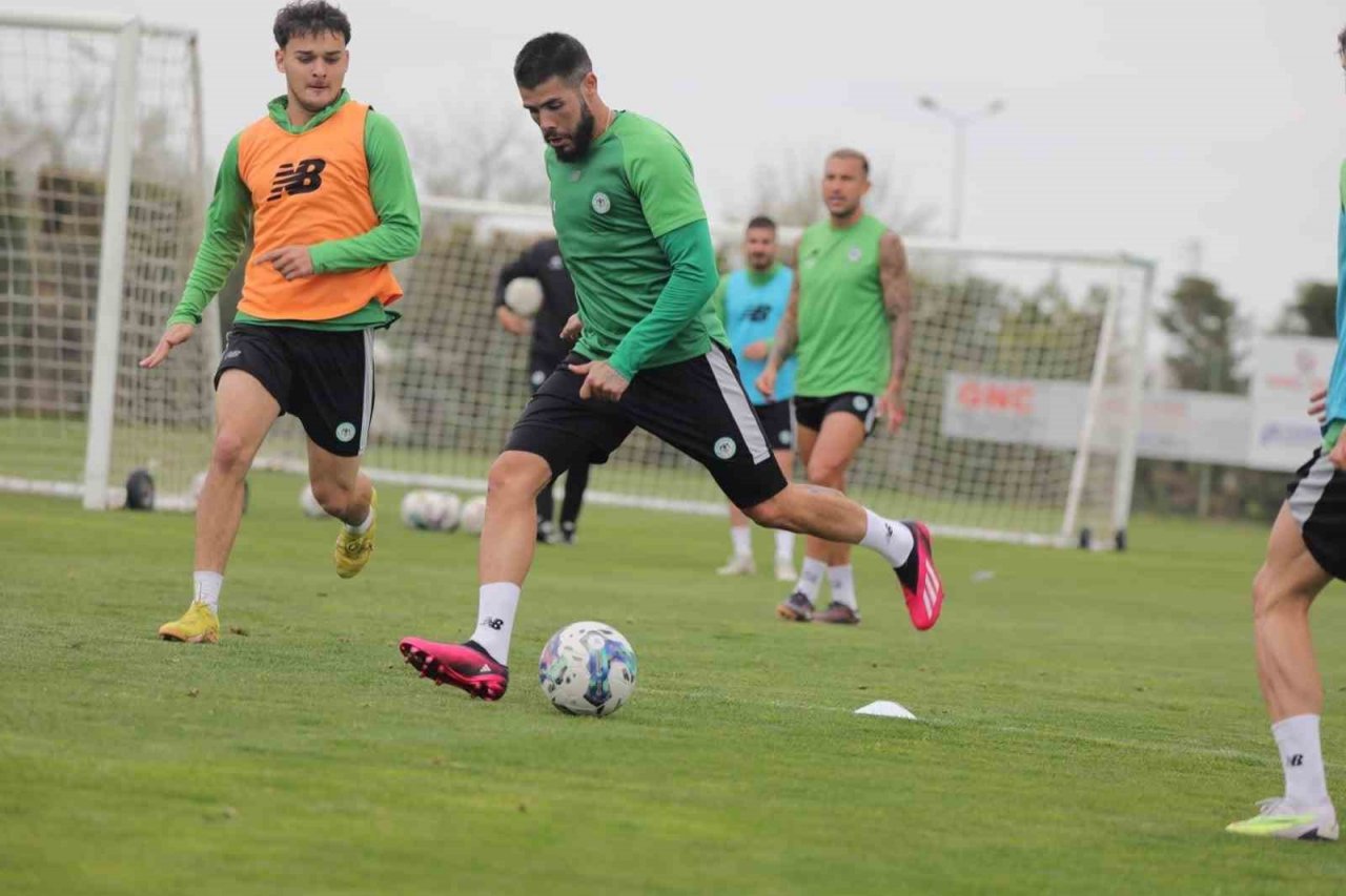 Konyaspor, Kayserispor maçı hazırlıklarını sürdürdü