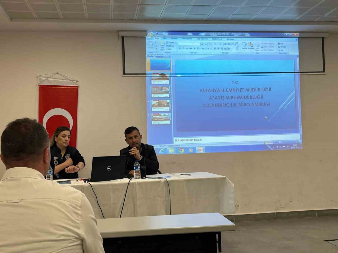 Kütahya’da öğretmen ve öğrenciler dolandırıcılıklara karşı bilgilendirildi