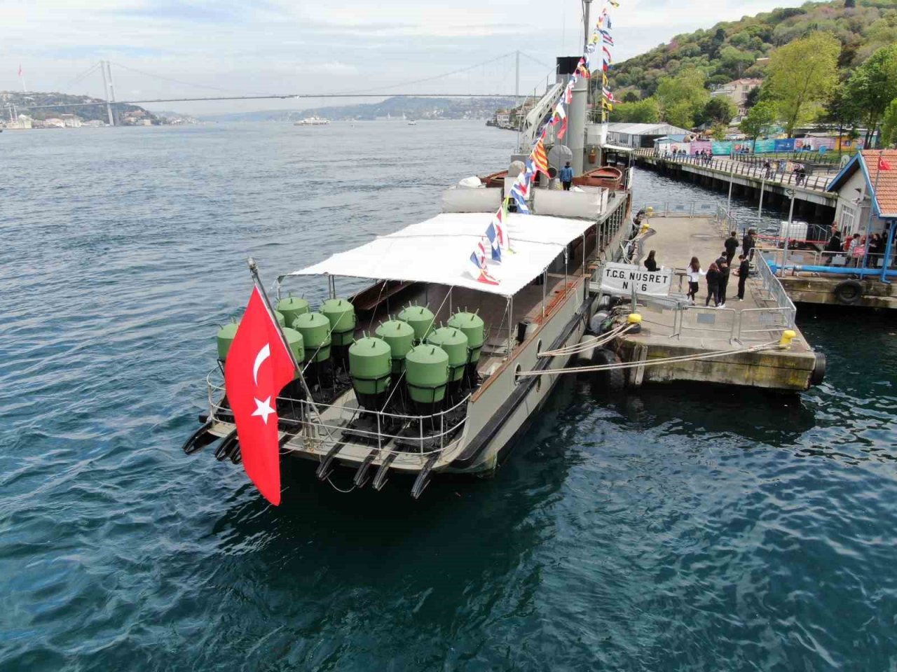 TCG Nusret Müze Gemisi, Üsküdar’da ziyarete açıldı