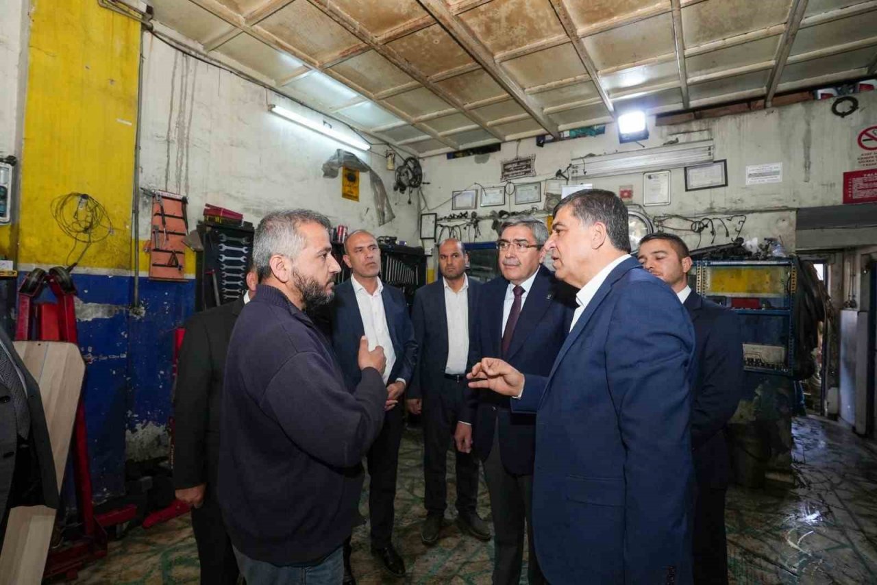 Fadıloğlu, esnafın talep ve sorunları dinlendi