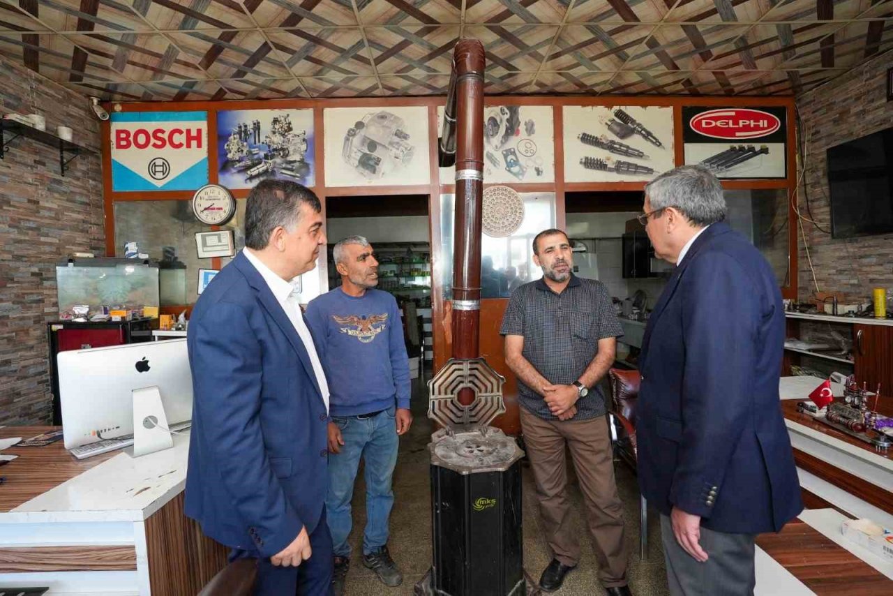 Fadıloğlu, esnafın talep ve sorunları dinlendi