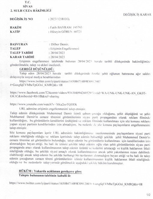 Şehit ailesinden İYİ Parti’nin yayınladığı reklam filmine tepki