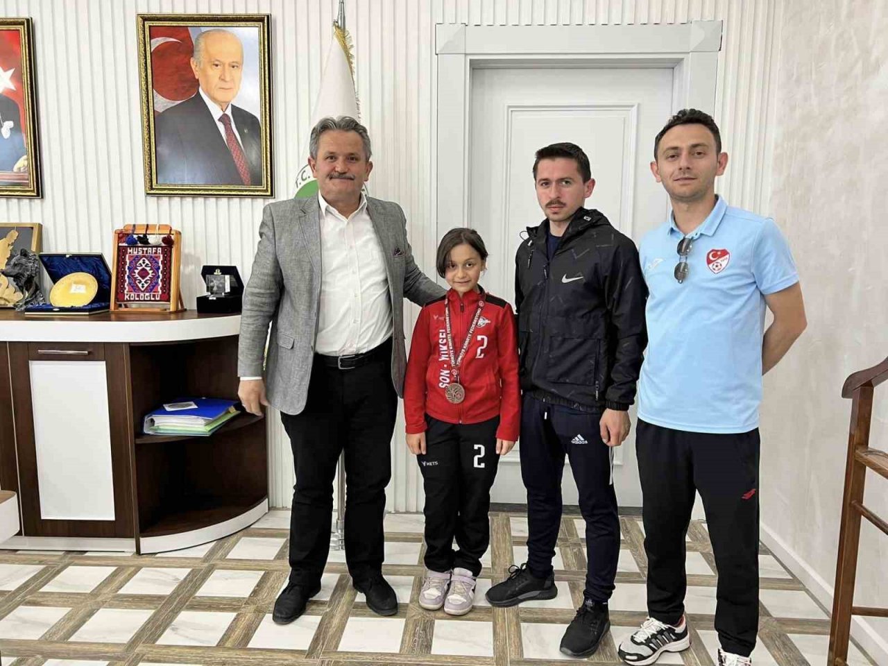 Türkiye 3. olan Aksu’ya Başkan Koloğlu’dan tebrik