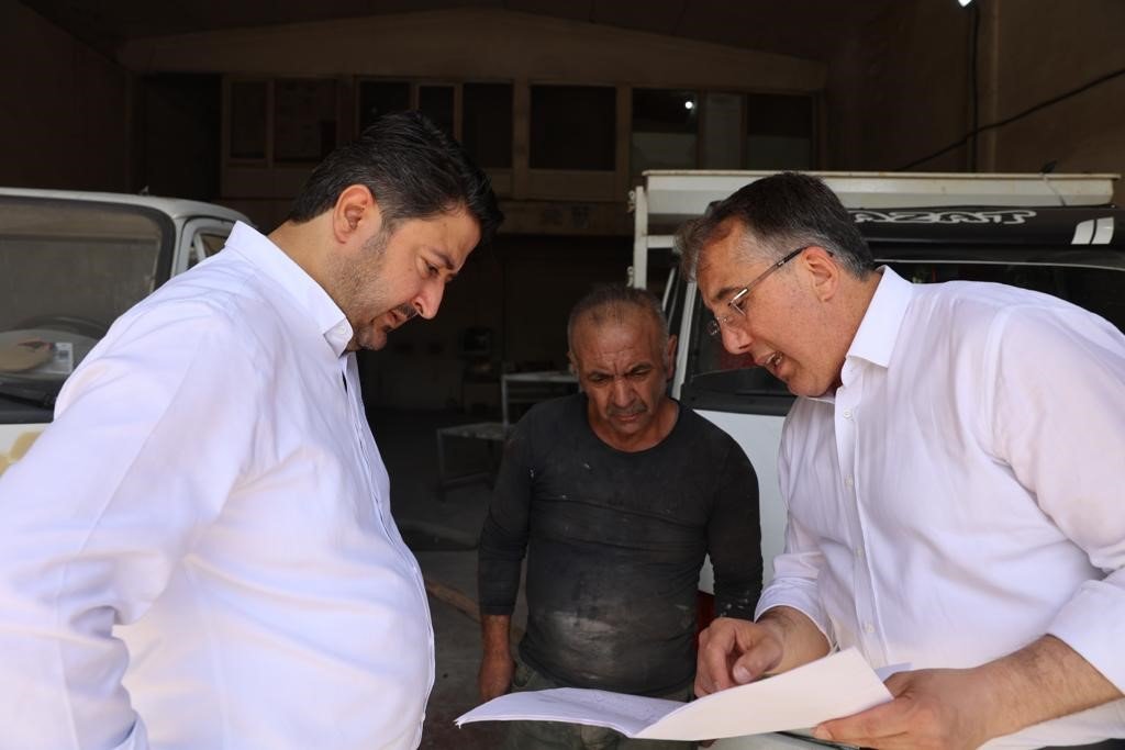 Başkan Savran Sanayi Esnaflarını ziyaret etti