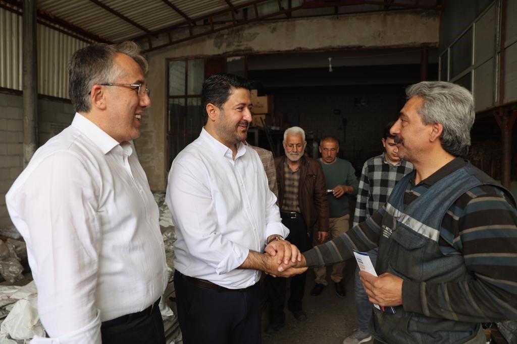 Başkan Savran Sanayi Esnaflarını ziyaret etti