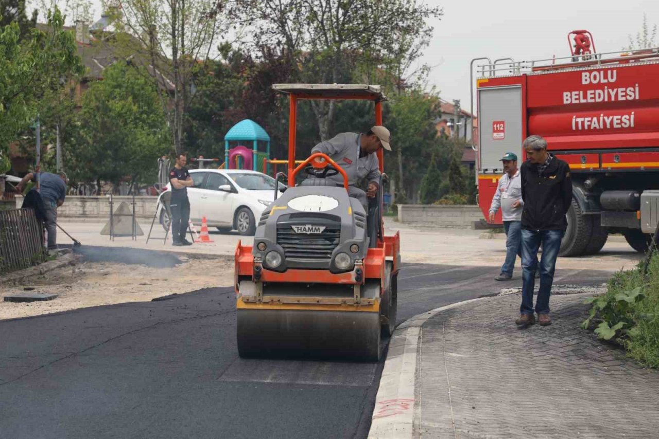 Bolu Belediyesi asfalt çalışmalarının startını verdi