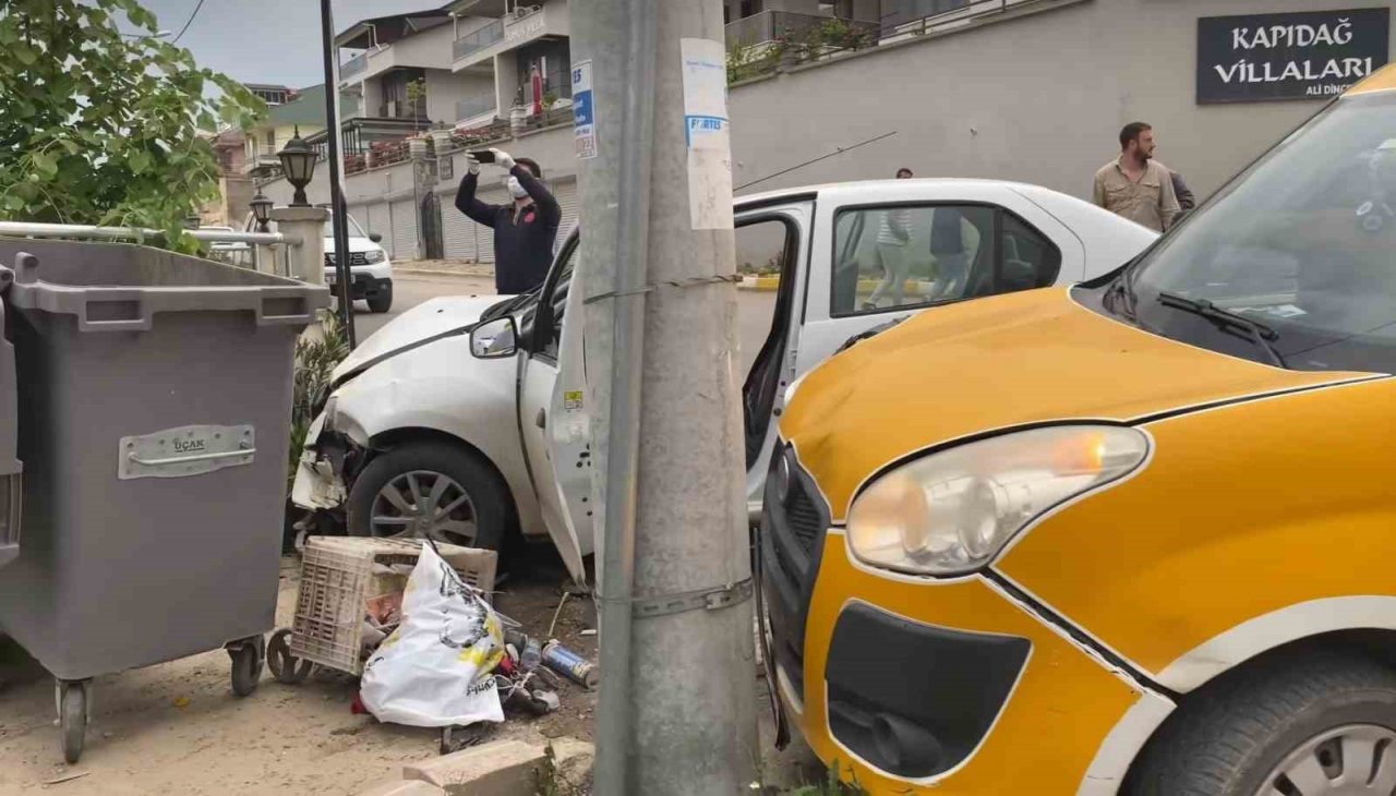 Erdek’te trafik kazası