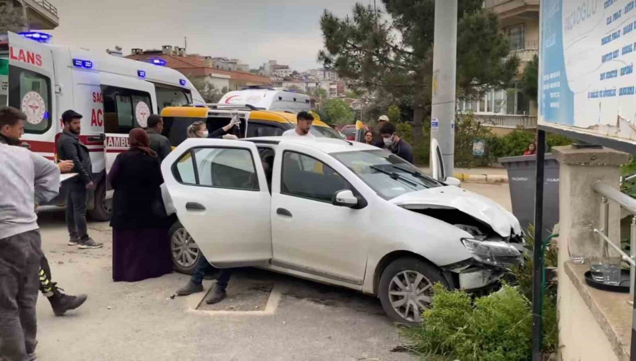Erdek’te trafik kazası