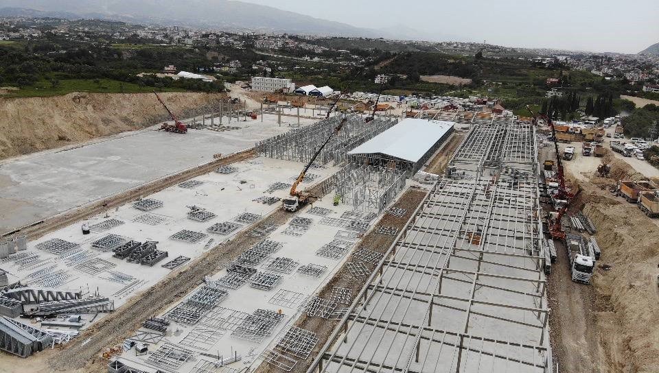 Hatay Defne Devlet Hastanesi inşaatında sona gelindi