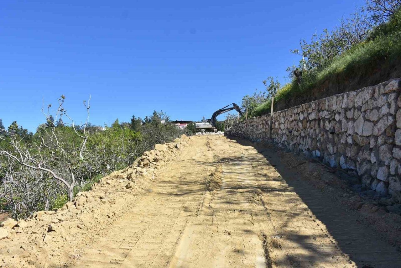 Siirt Belediyesi Şeyh Süleyman Mezarlığı’nda yol yapım çalışmasına başladı
