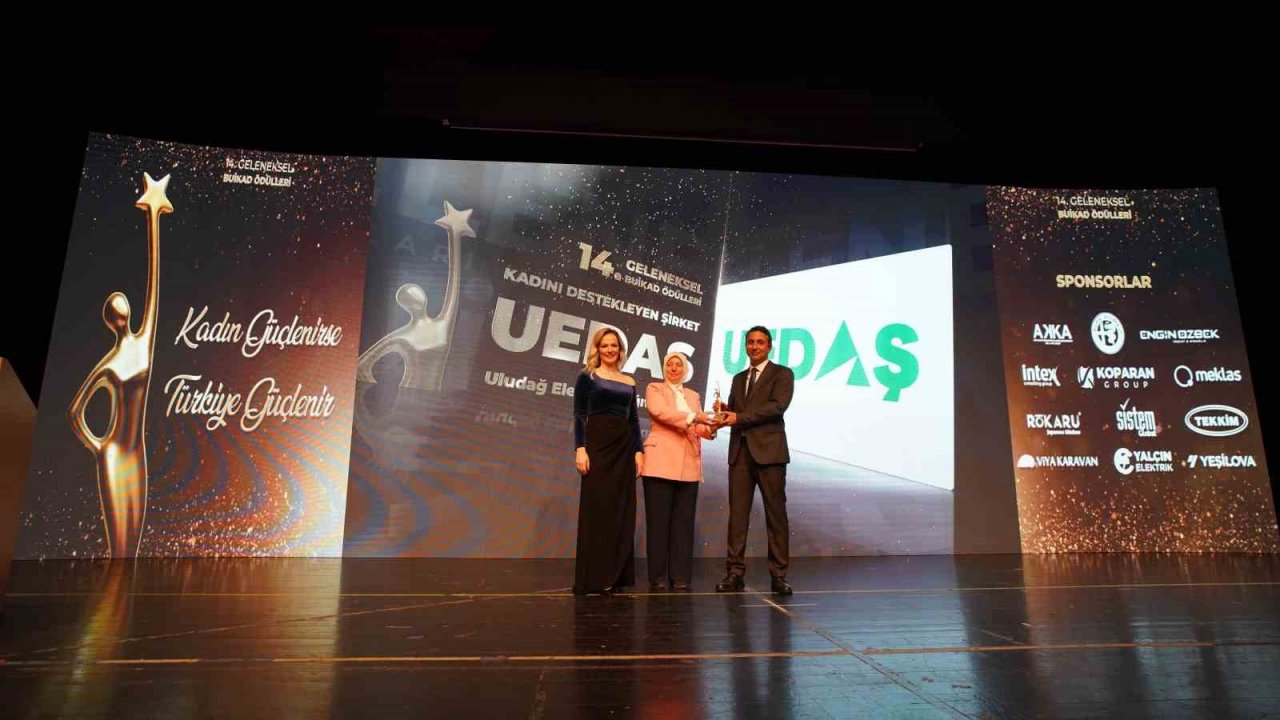 UEDAŞ, Yılın Kadınını Destekleyen Şirketi seçildi