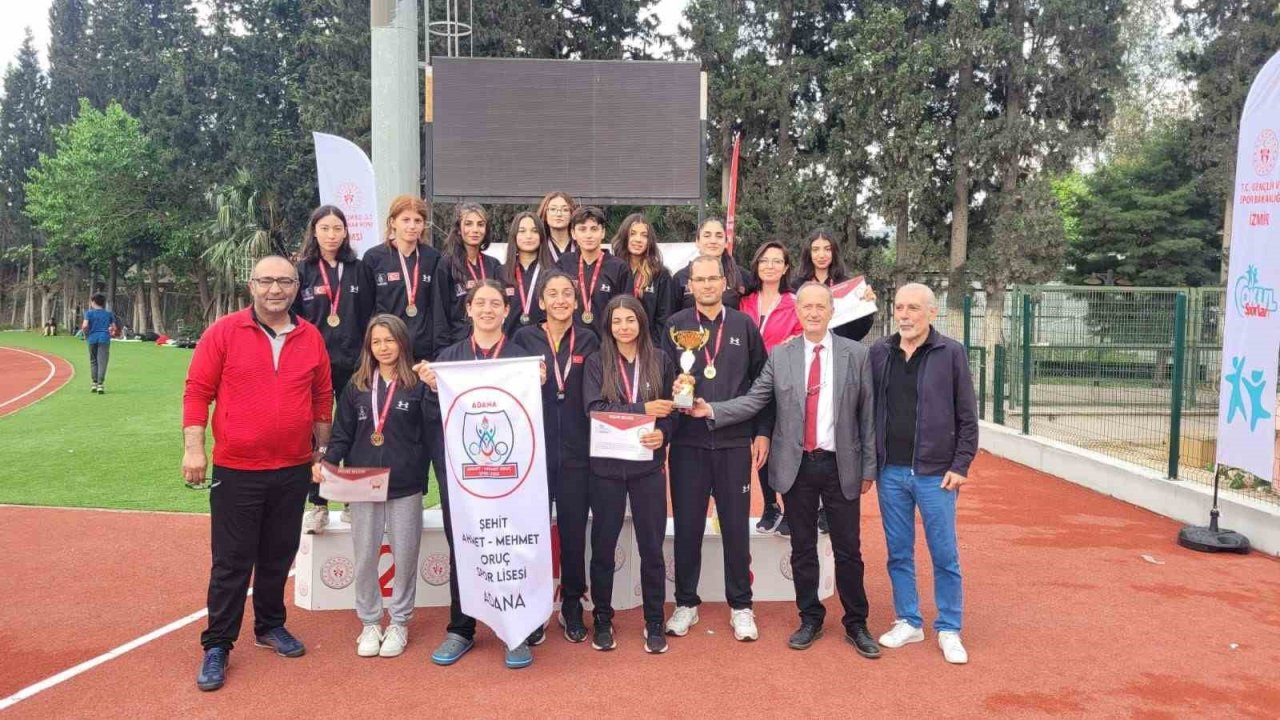 Adanalı öğrenciler atletizmde Türkiye Şampiyonu oldu