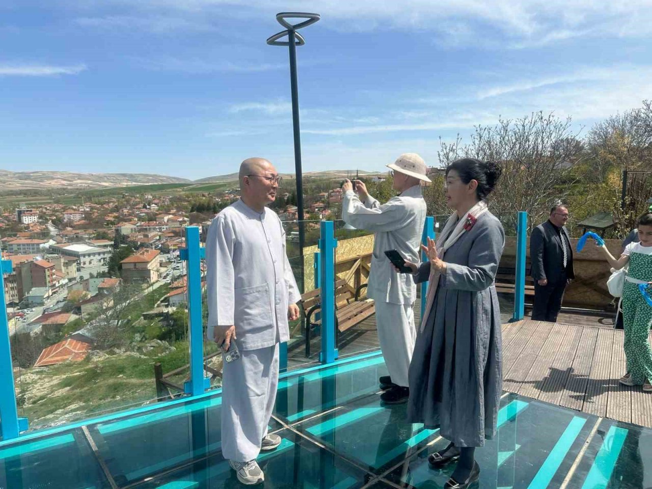 Kayabaşı Cam Seyir Terası’nın ilk misafirleri Güney Kore’den