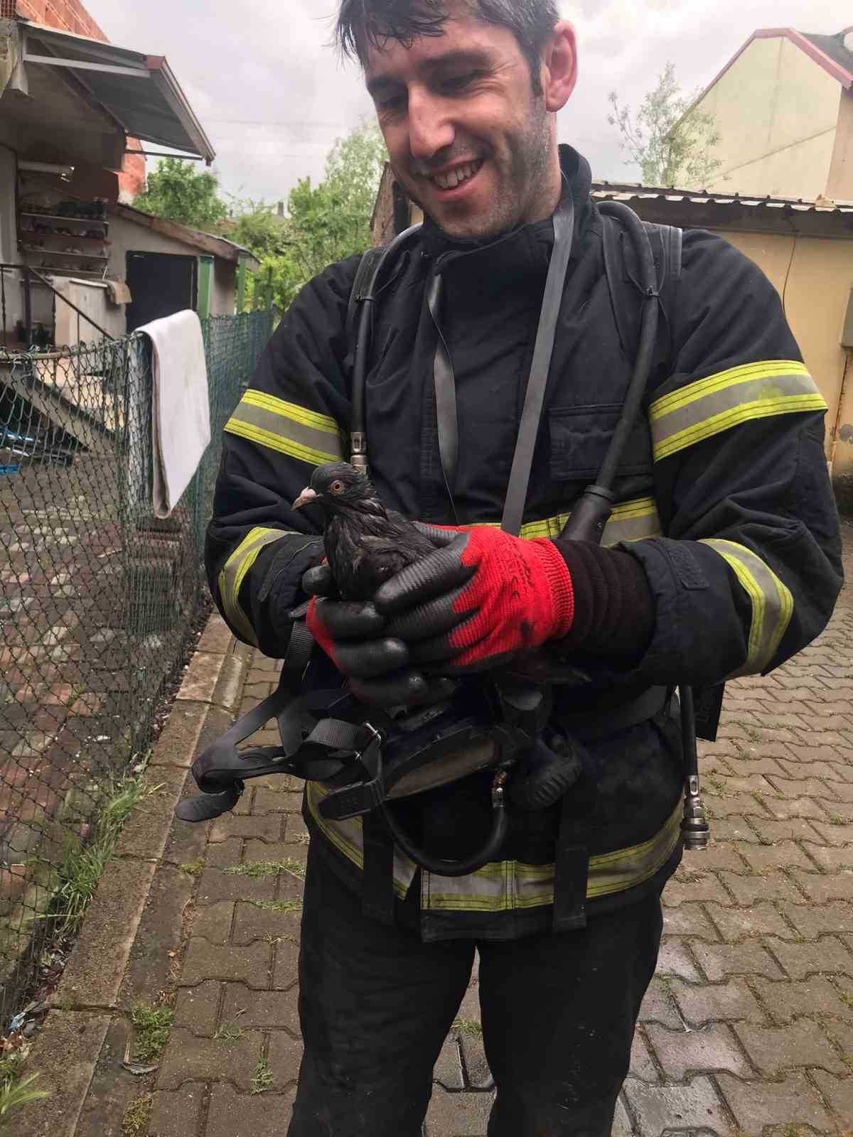 Yangında anne ve 2 çocuğu etkilendi