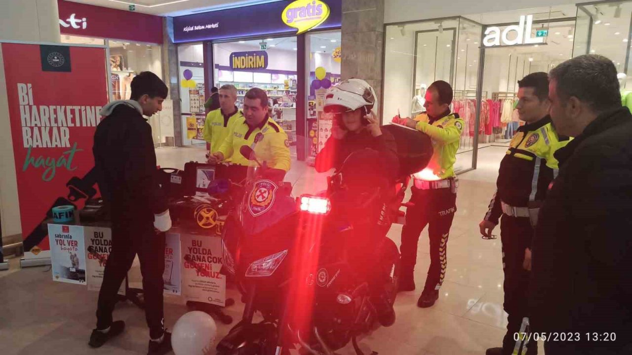 Trafik Güvenliği Haftası’nda çocuklara eğitim