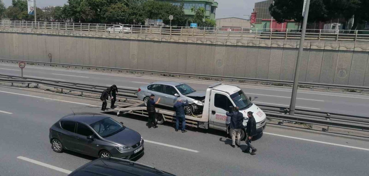 D-100’de meydana gelen kazada 1 kişi yaralandı