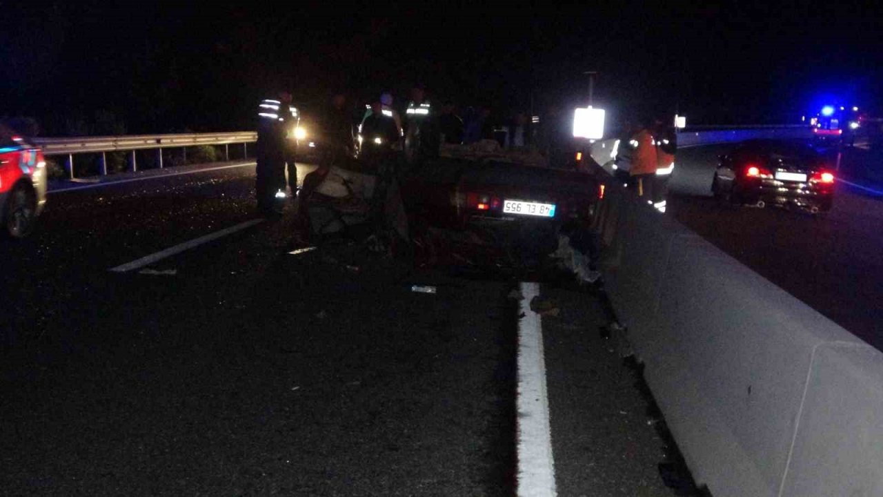 Muğla’da trafik kazası: 1 ölü 1 yaralı