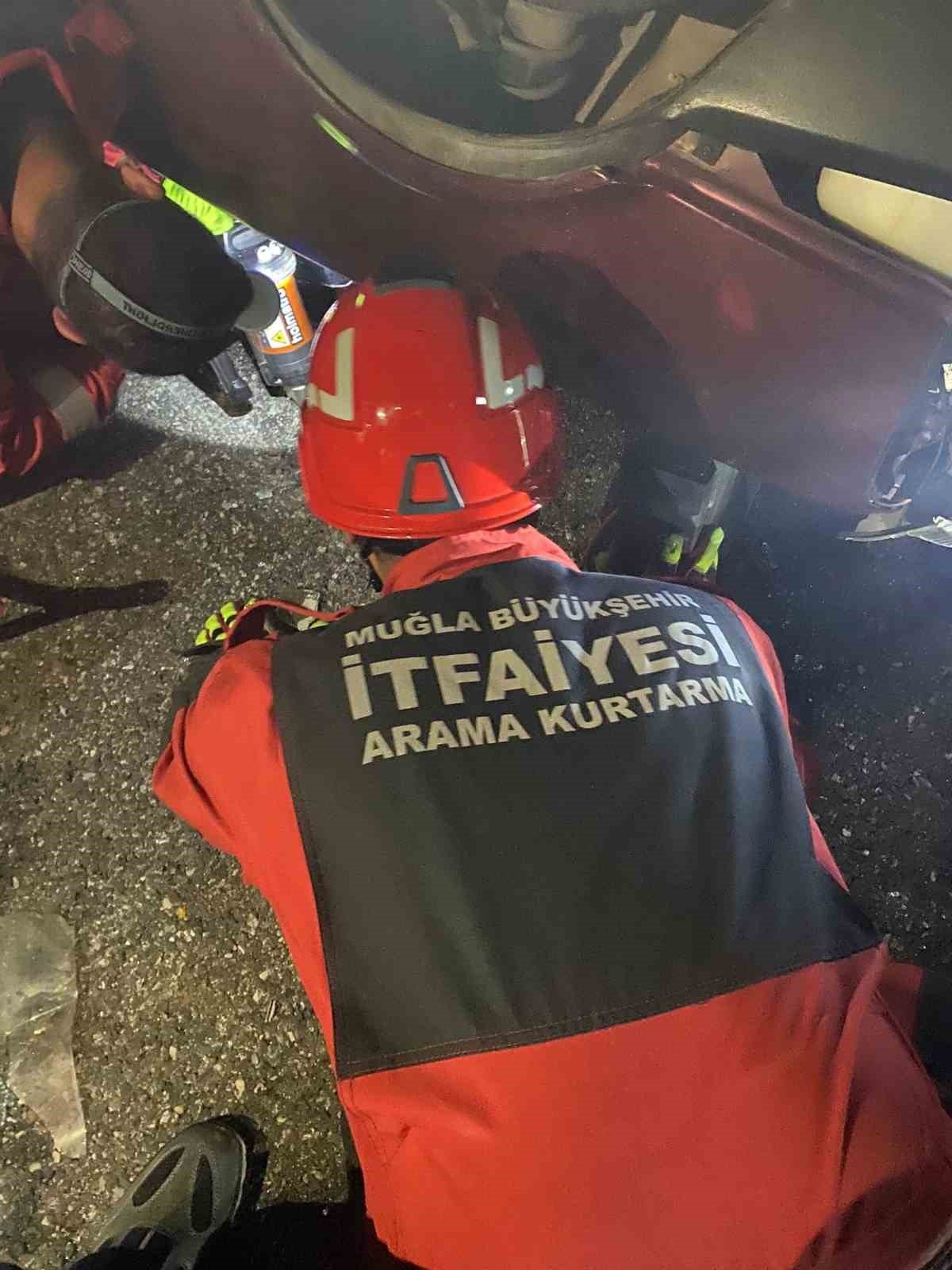 Muğla’da trafik kazası: 1 ölü 1 yaralı