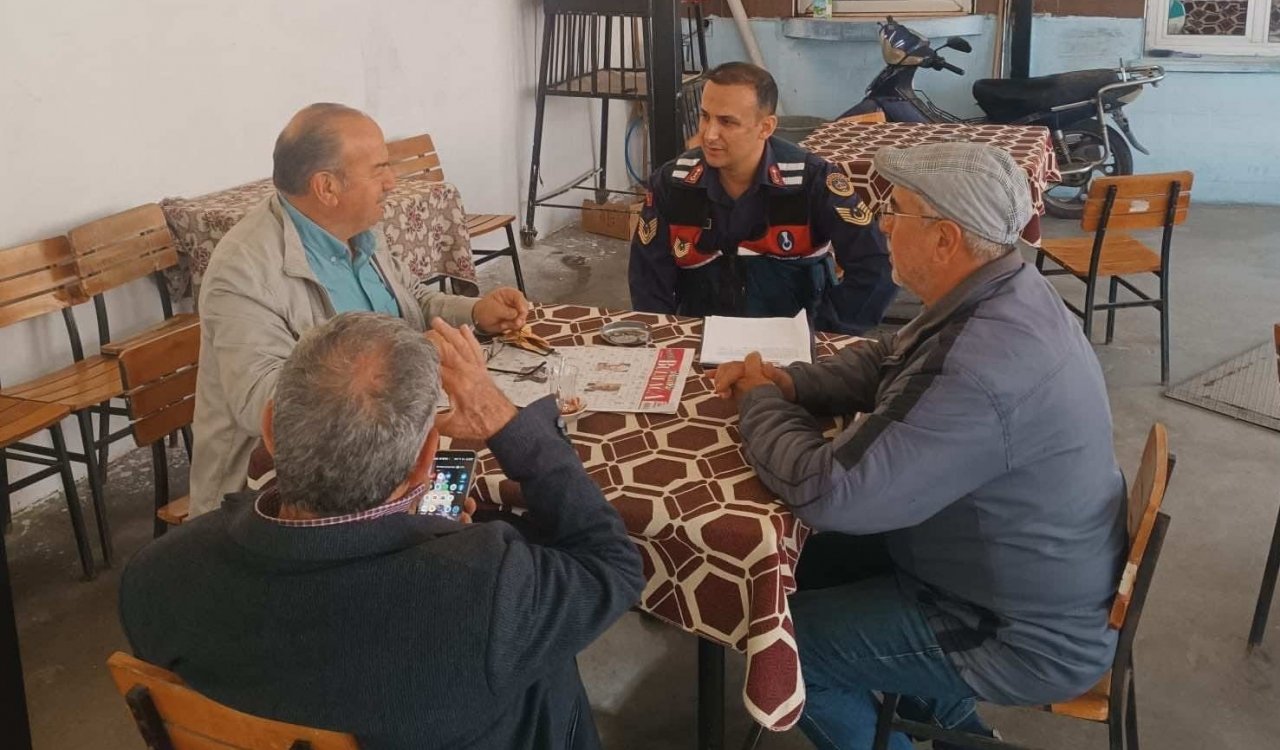 Jandarma ekipleri vatandaşları hırsızlığa karşı uyardı