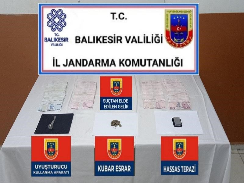 Balıkesir’de silah ve uyuşturucu operasyonu