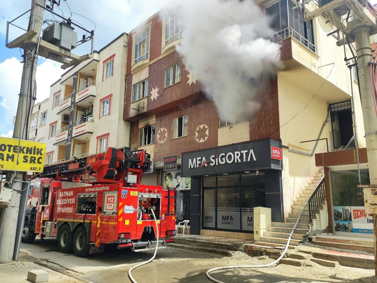 Batman’da korkutan yangın