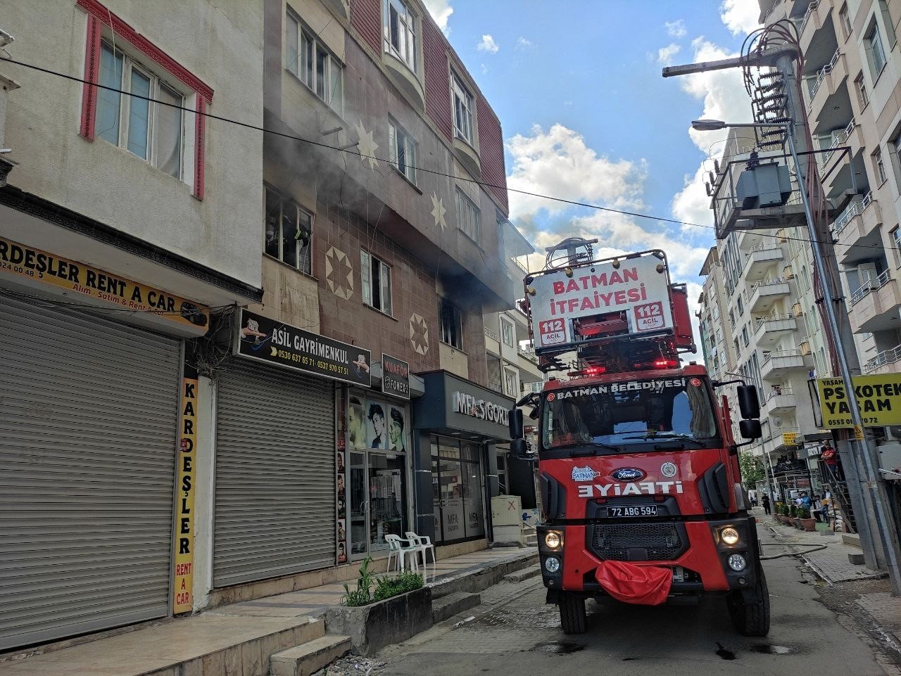 Batman’da korkutan yangın