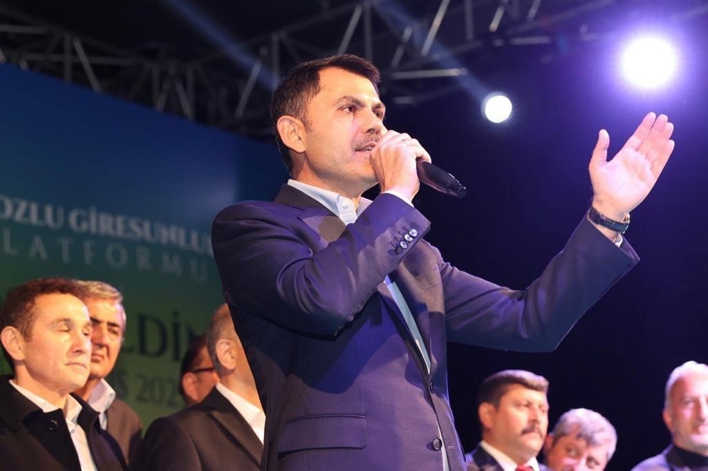 Bakan Kurum’dan Giresunlulara müjdeler