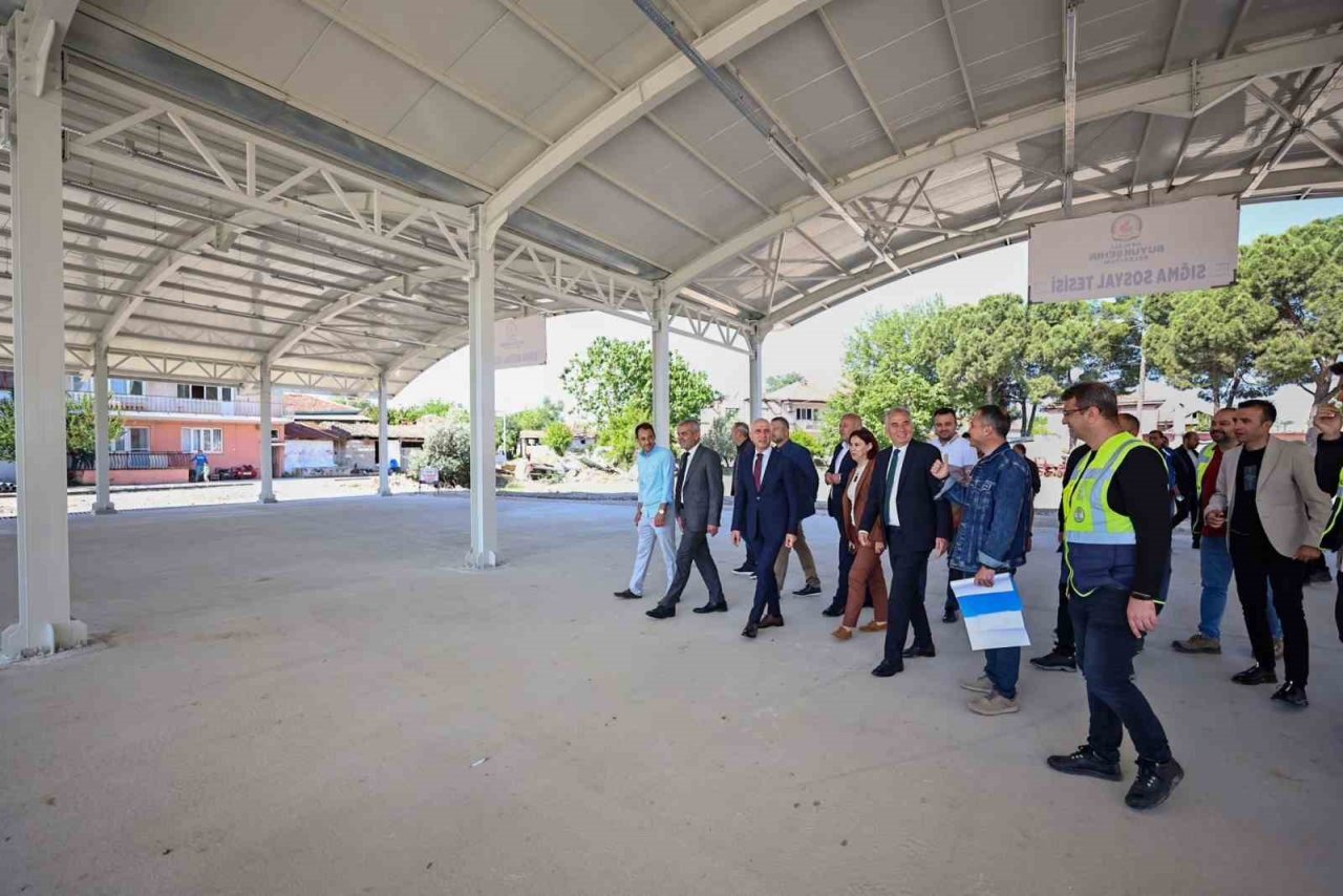 Büyükşehir Sarayköy Sığma’ya sosyal tesis kazandırdı