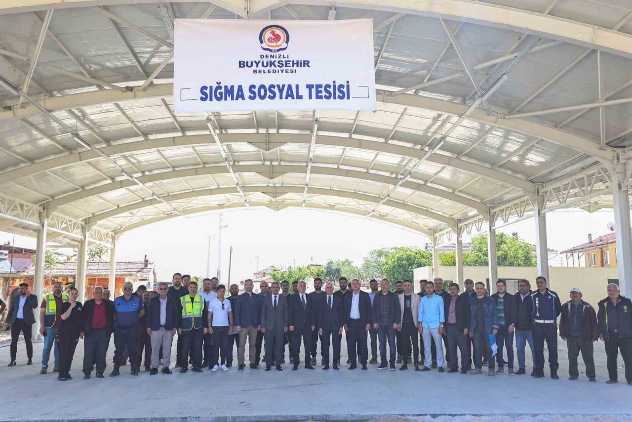 Büyükşehir Sarayköy Sığma’ya sosyal tesis kazandırdı