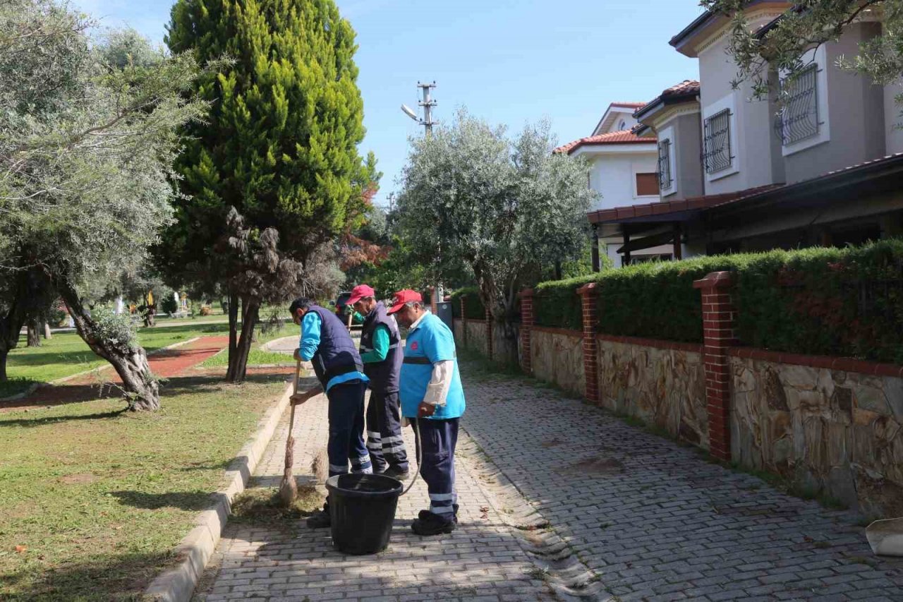 Efeler’in yeşil ekipleri, bahar temizliğini sürdürüyor