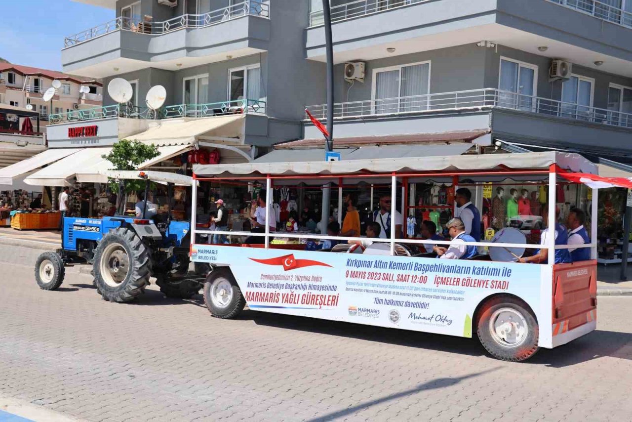Marmaris yağlı güreşlere hazır