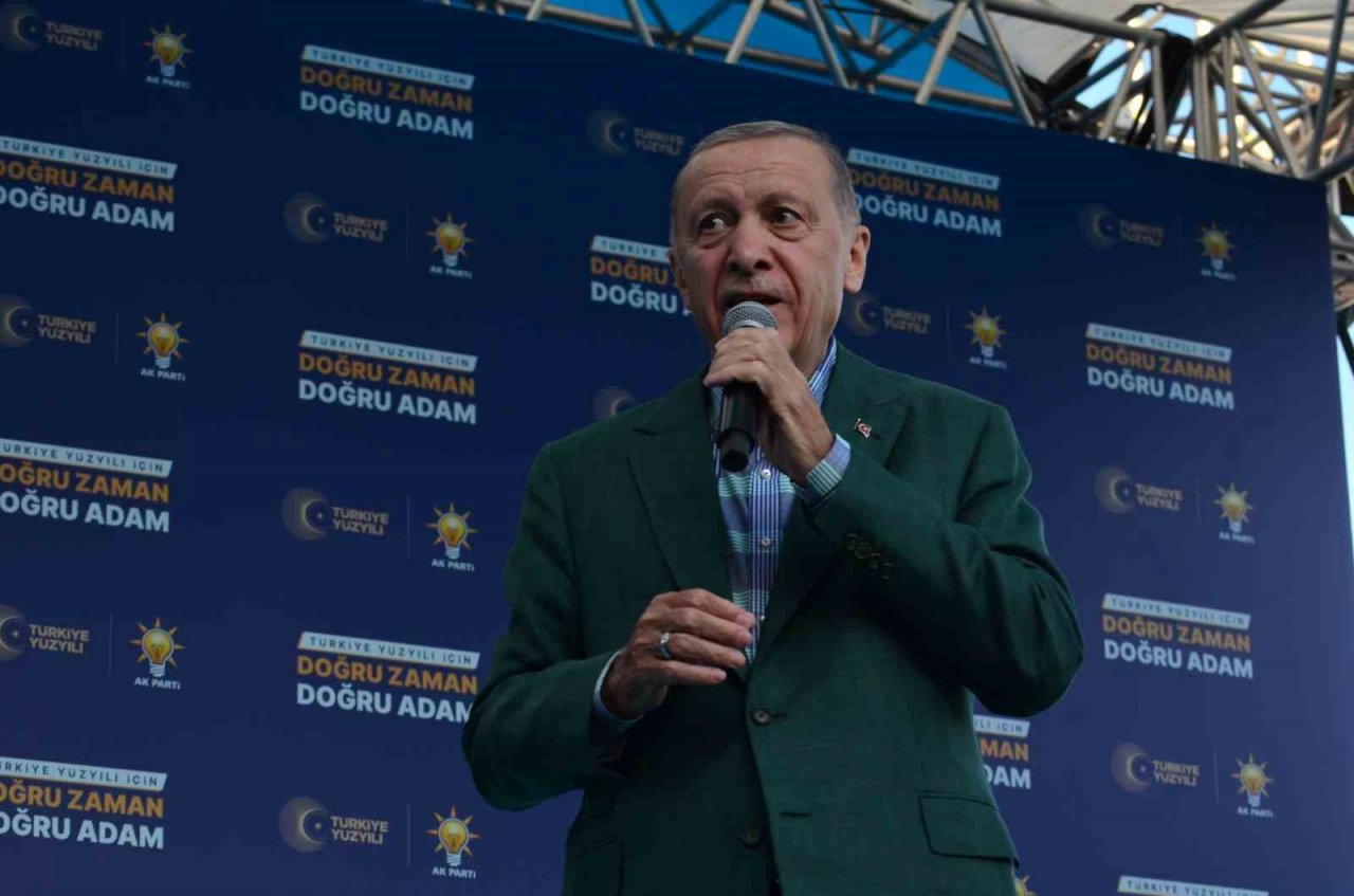 Cumhurbaşkanı Erdoğan Tekirdağ’da konuştu: “Bunların baharı yalancı bahar”
