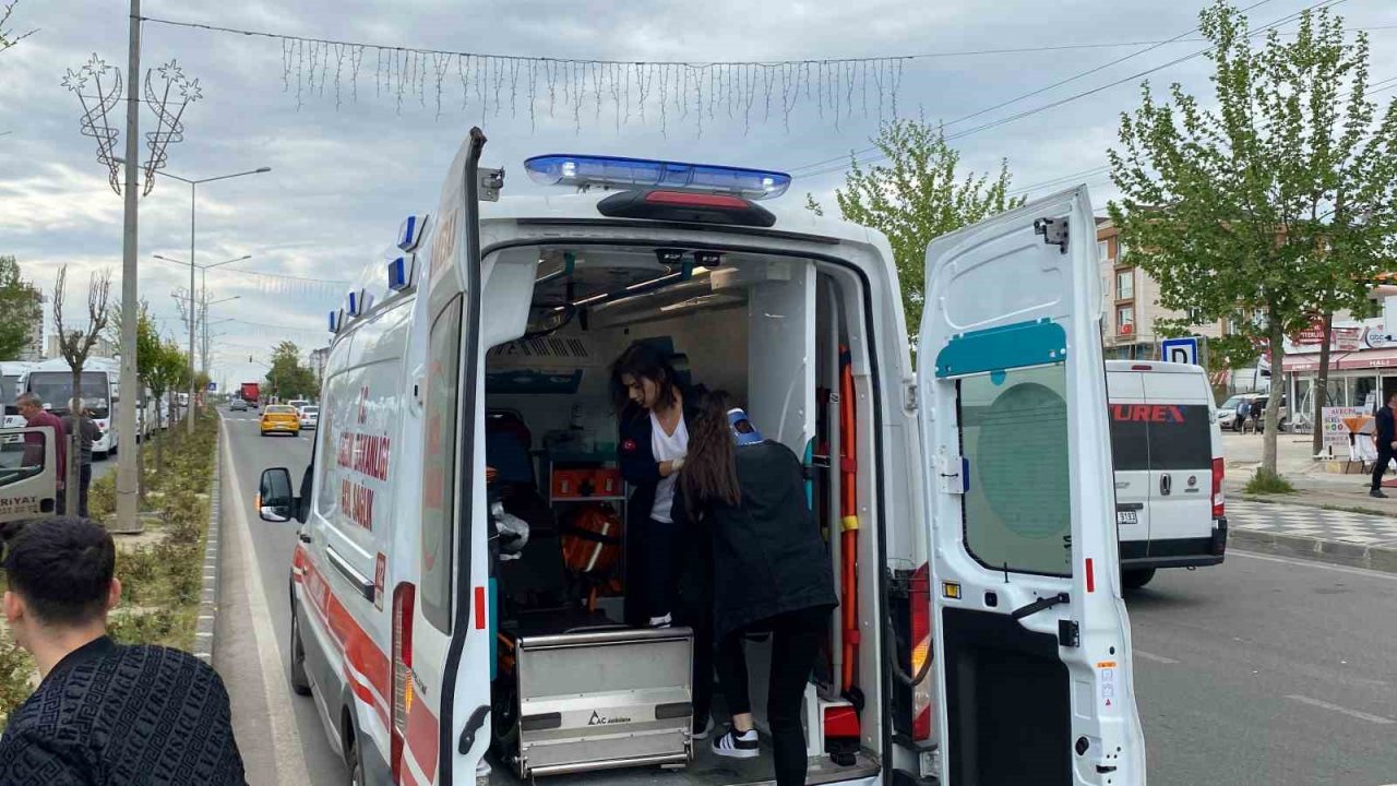 Tekirdağ’da 7 işçinin yaralandığı zincirleme kaza kameraya yansıdı