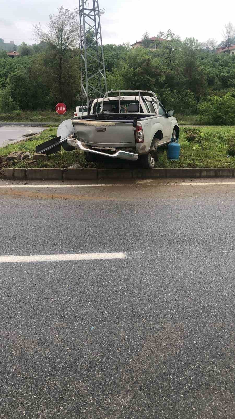 Trabzon’un Araklı ilçesinde trafik kazası: 5 yaralı