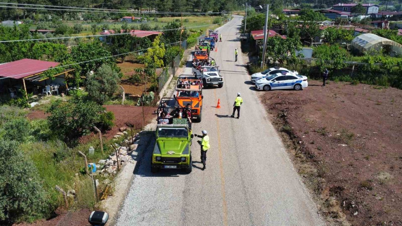 Trafik ekipleri Cip Safari kontrollerini arttırdı