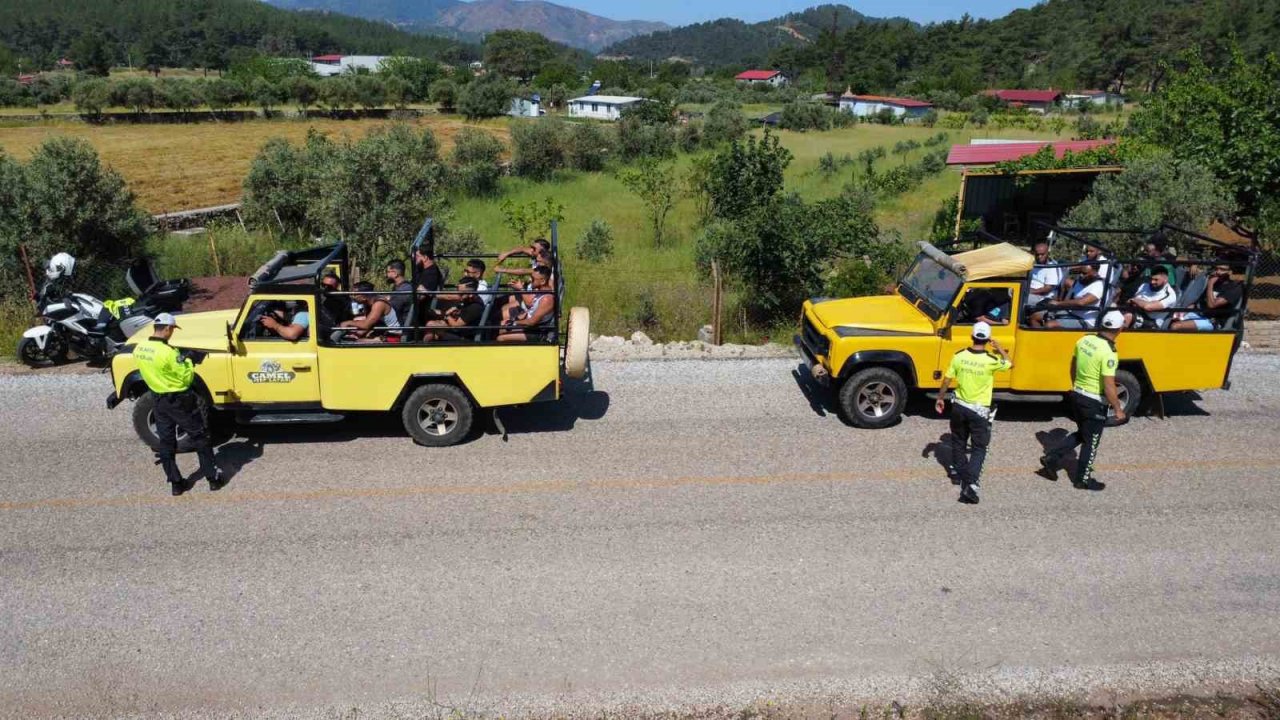 Trafik ekipleri Cip Safari kontrollerini arttırdı